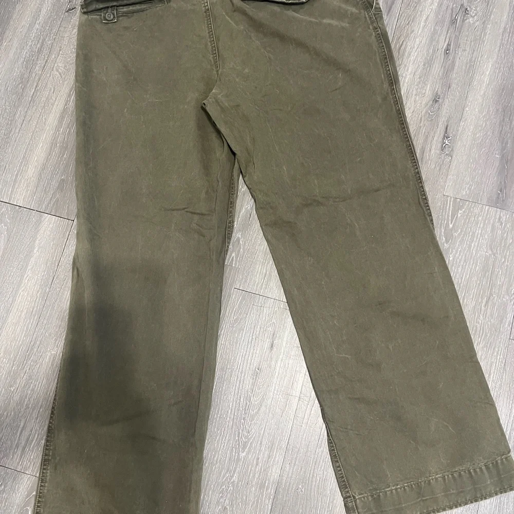 MN6 Old Navy Green Cotton Pants